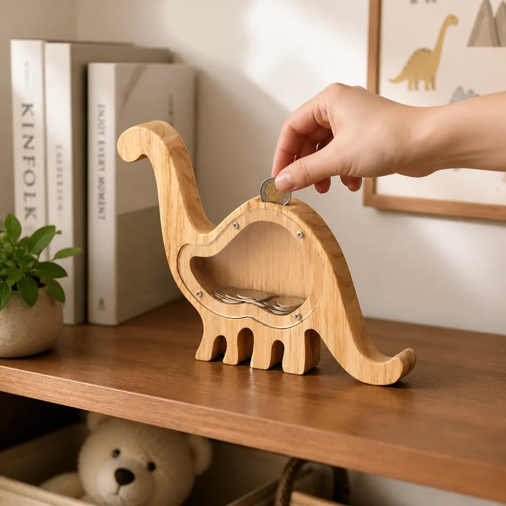 Tirelire Animaux En Bois