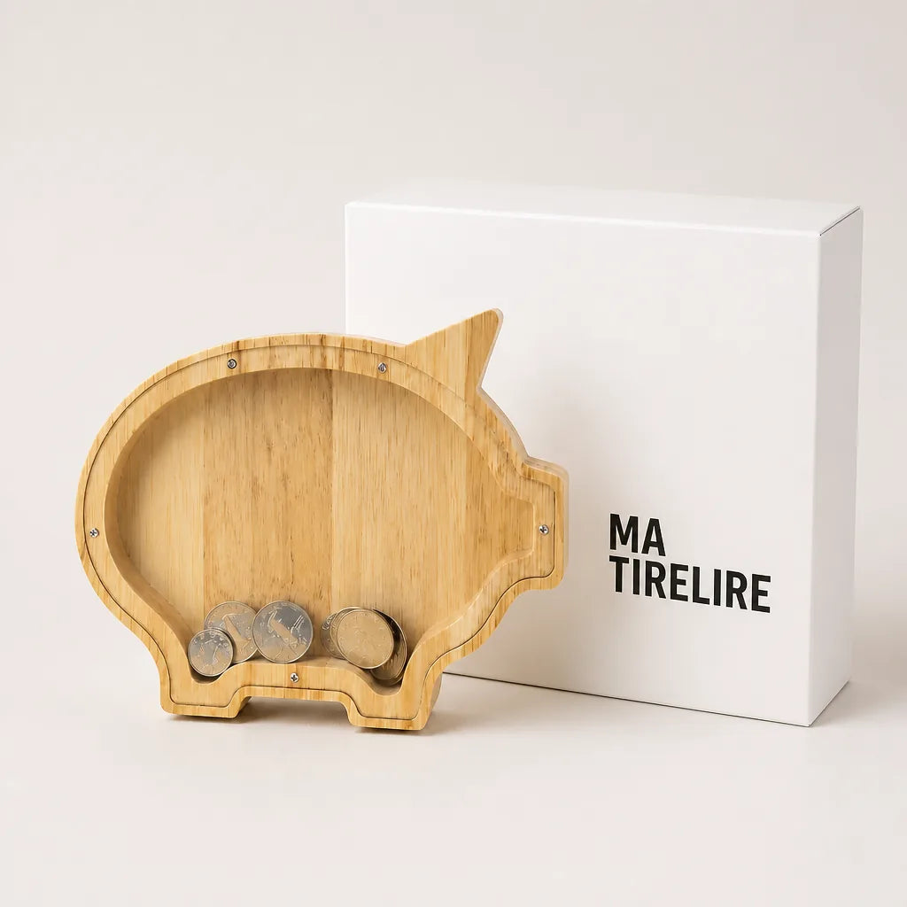Tirelire Bois Cochon