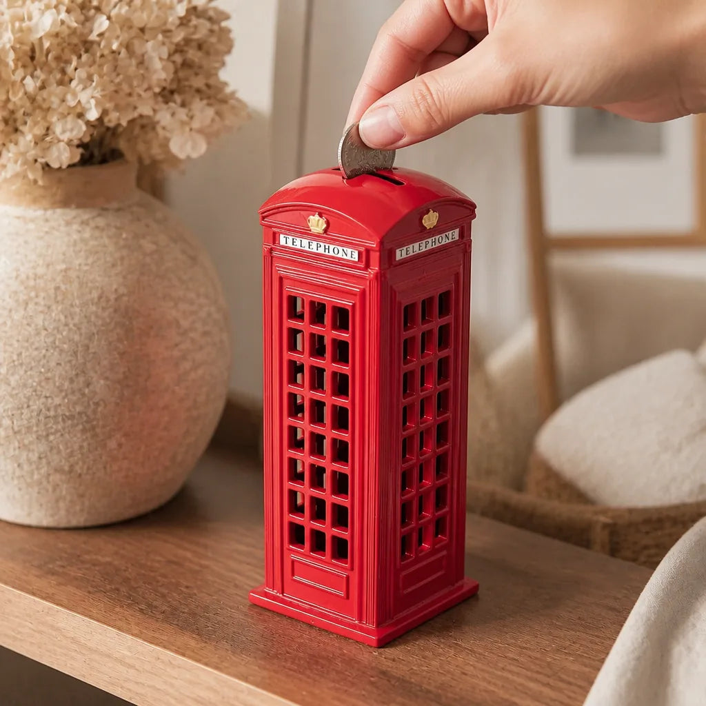 Tirelire Cabine Téléphonique Anglaise