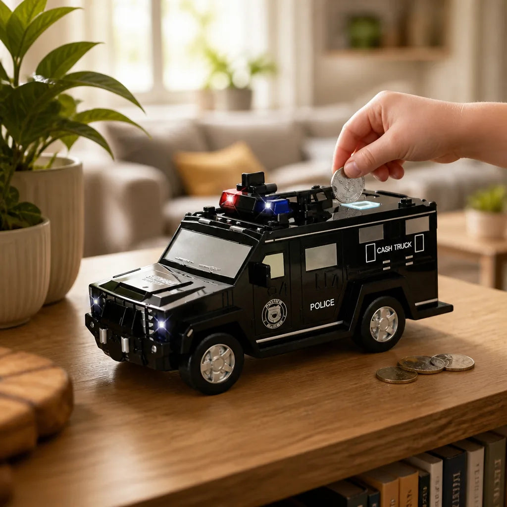 Tirelire Camion Police
