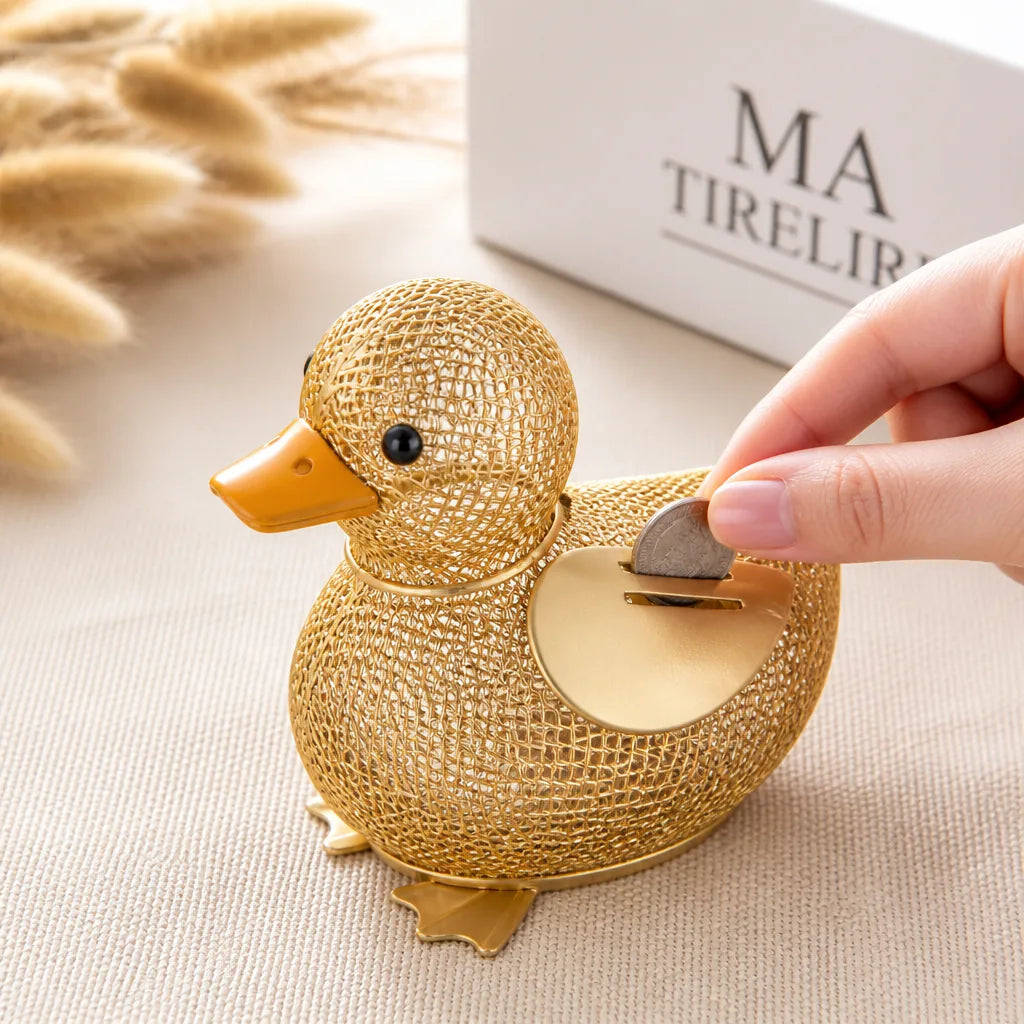 Tirelire Canard Métal