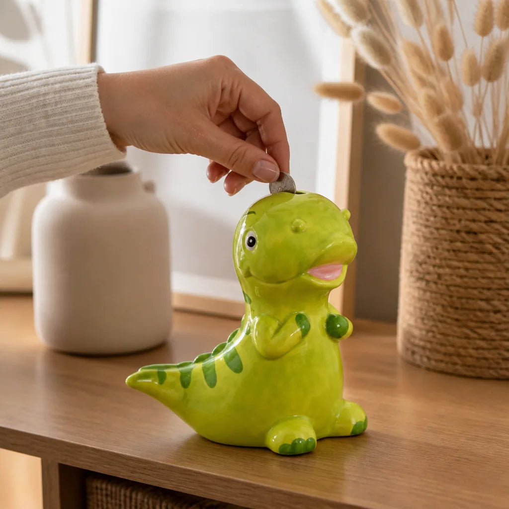 Tirelire Céramique Dinosaure
