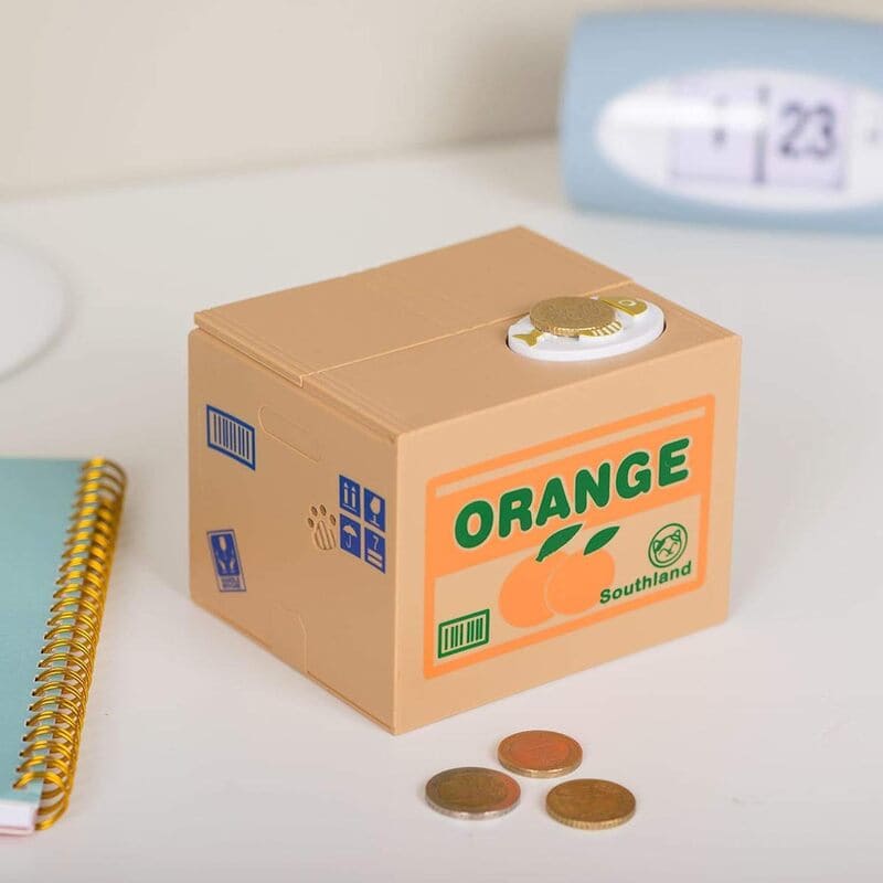 Tirelire Chat Carton