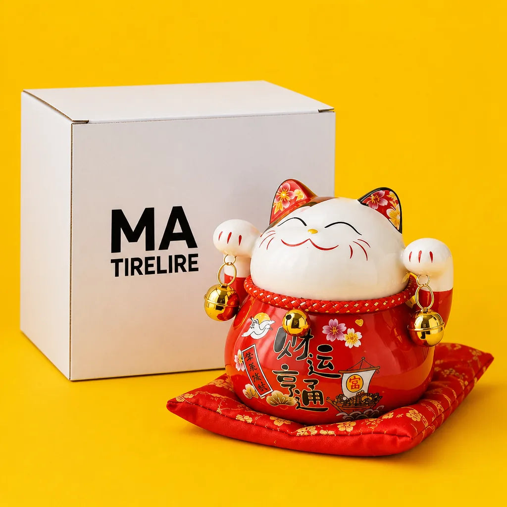Tirelire Chat Chinois