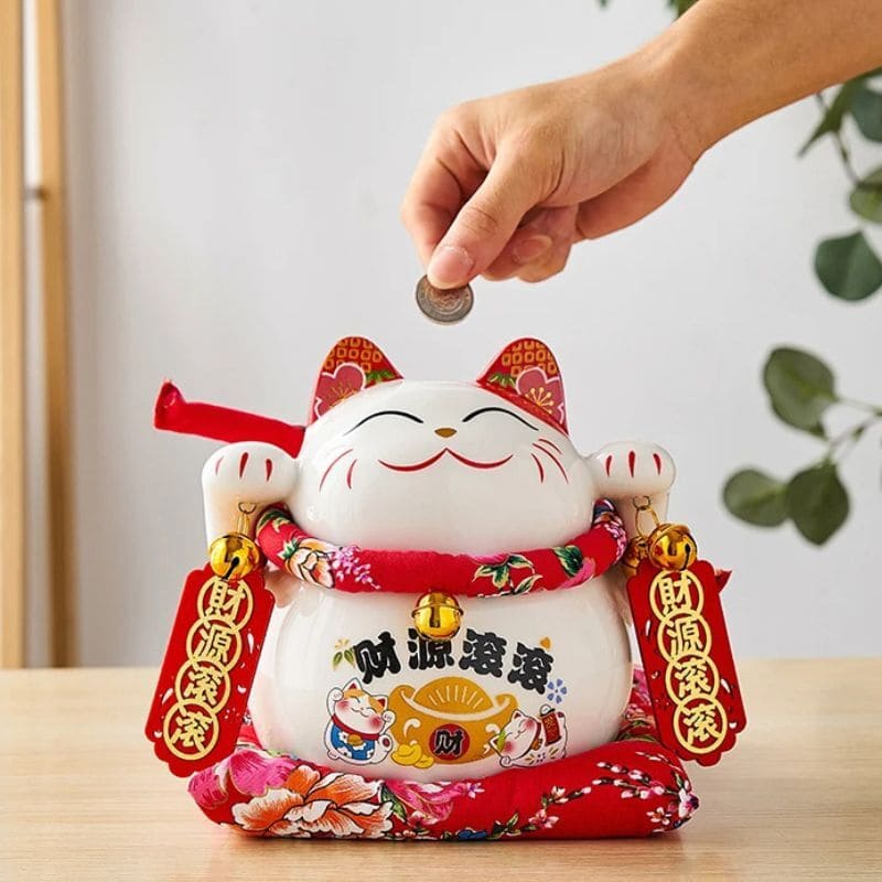 Tirelire Chat Chinois