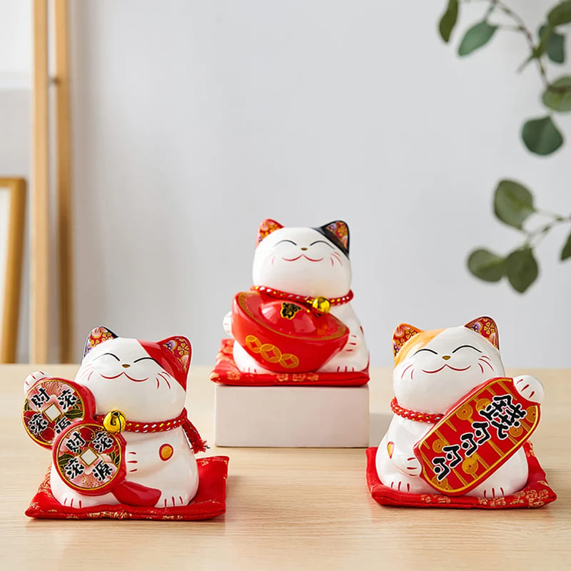 Tirelire Chat Chinois