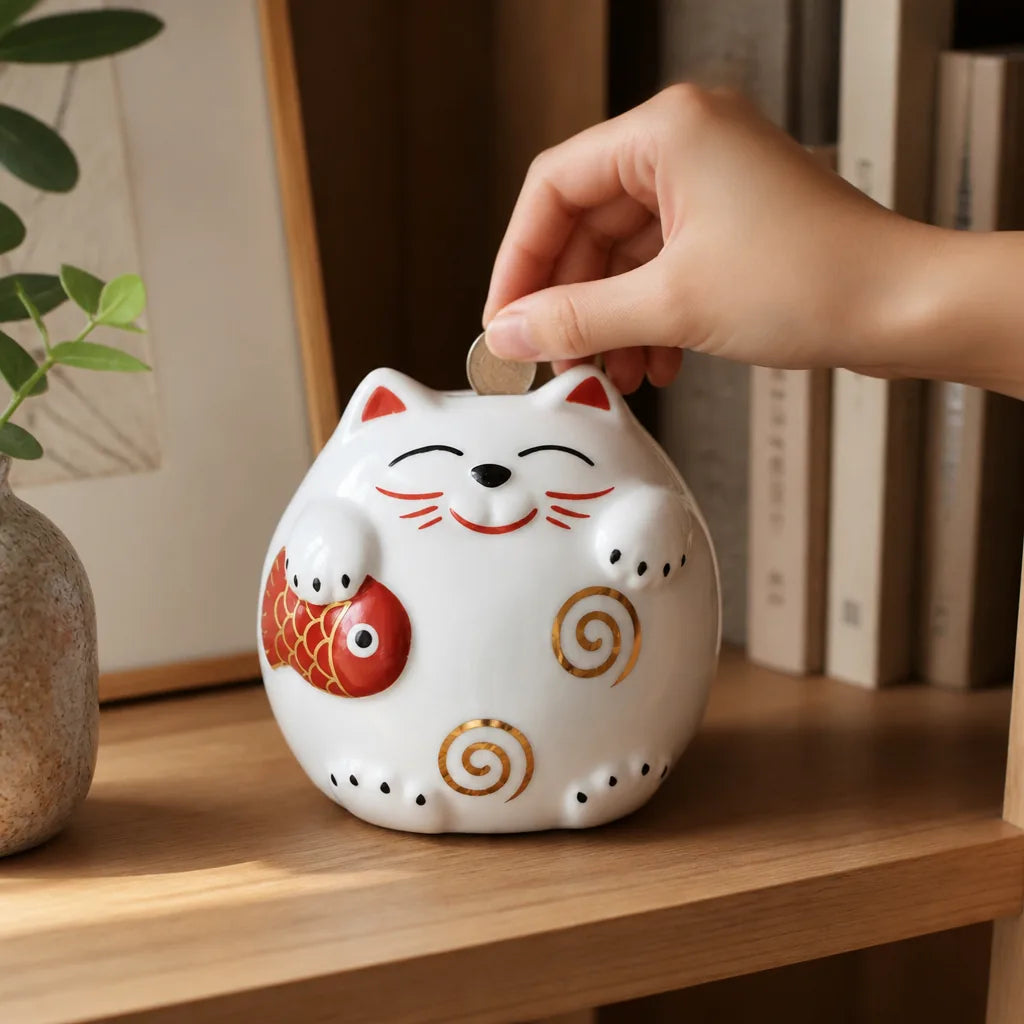 Tirelire Chat Japonais