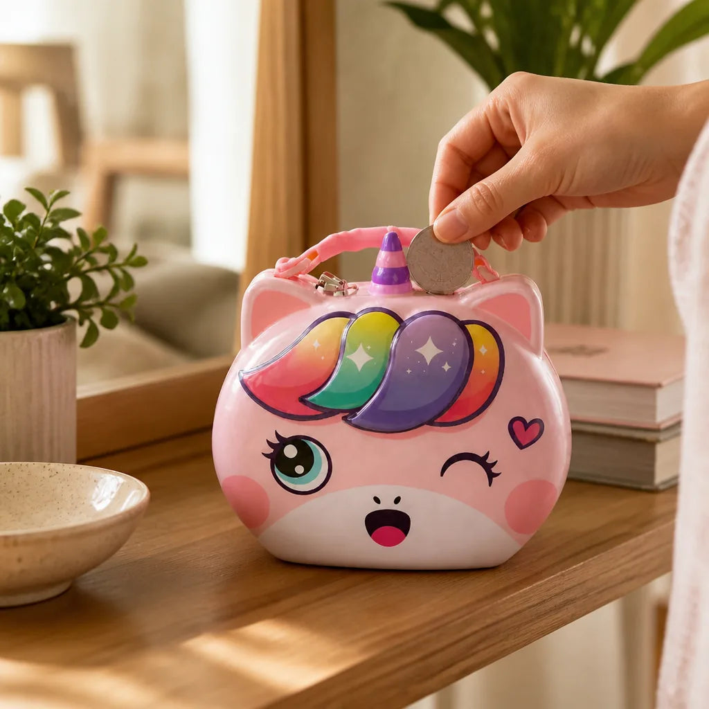 Tirelire Chat Licorne
