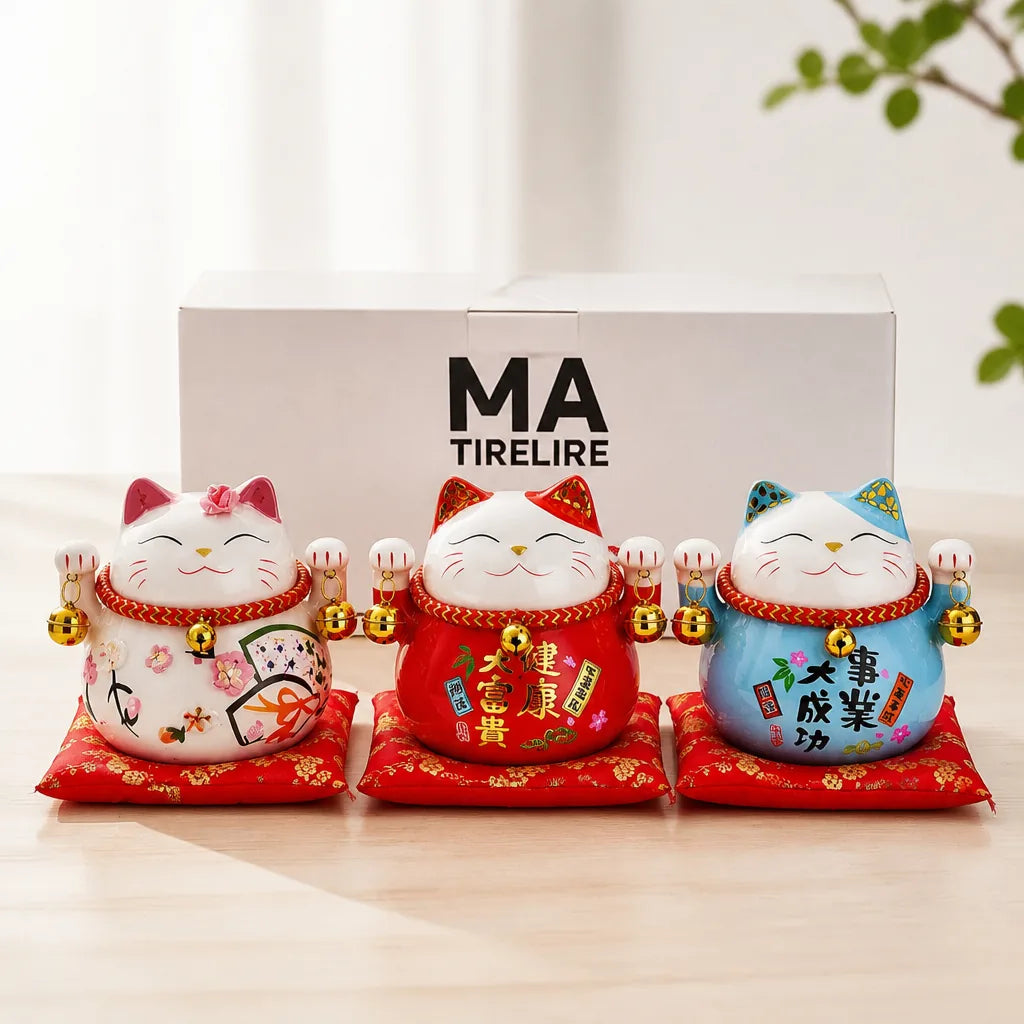 Tirelire Chat Porte-Bonheur