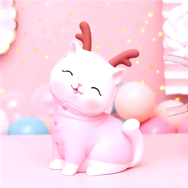 tirelire-chat-rose