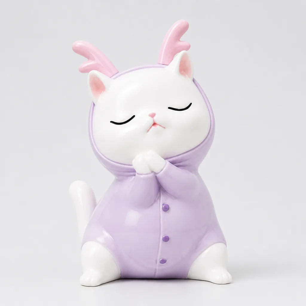 Tirelire Chat Rose