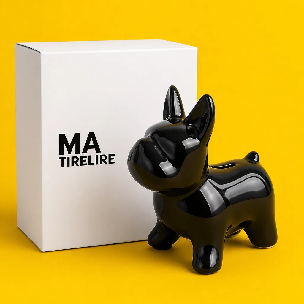 Tirelire Chien Bouledogue Français