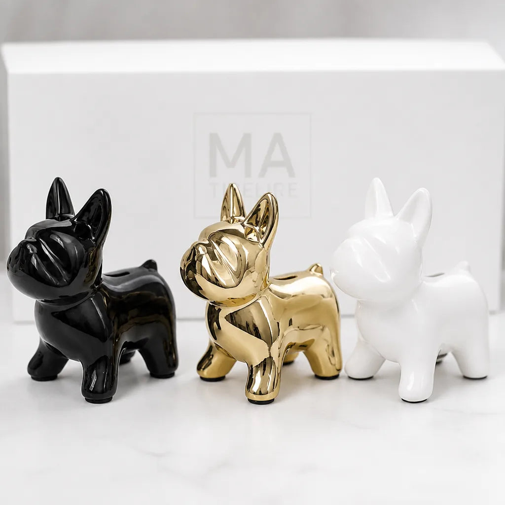 Tirelire Chien Bouledogue Français