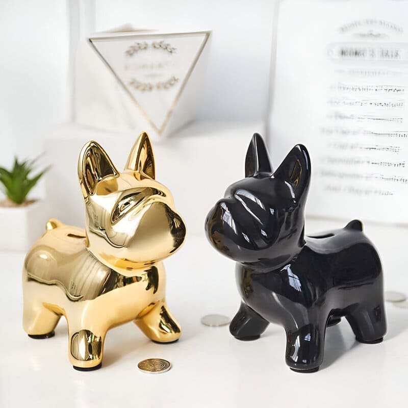 Tirelire Chien Bouledogue Français