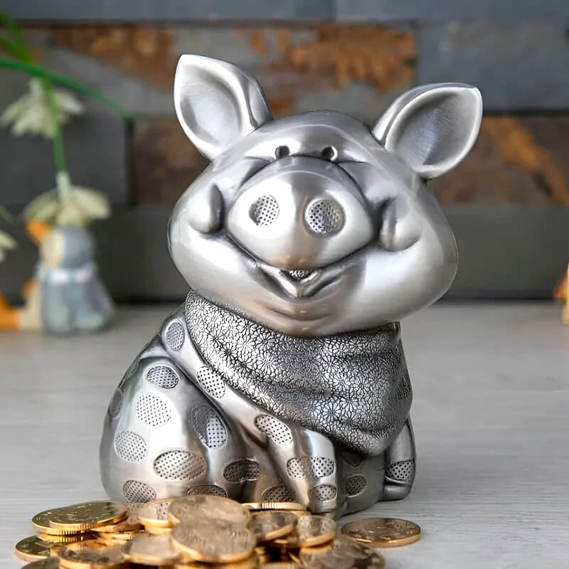 tirelire-cochon-argent