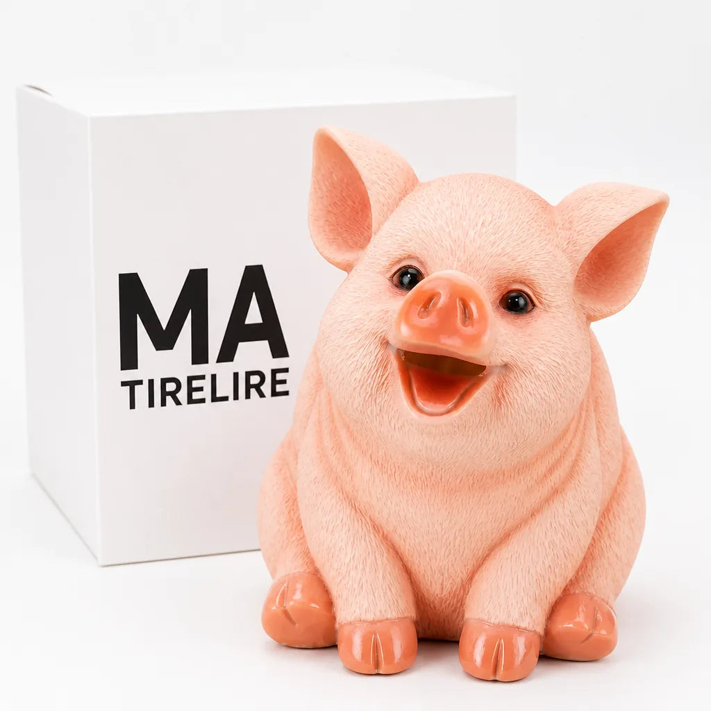 Tirelire Cochon Assis