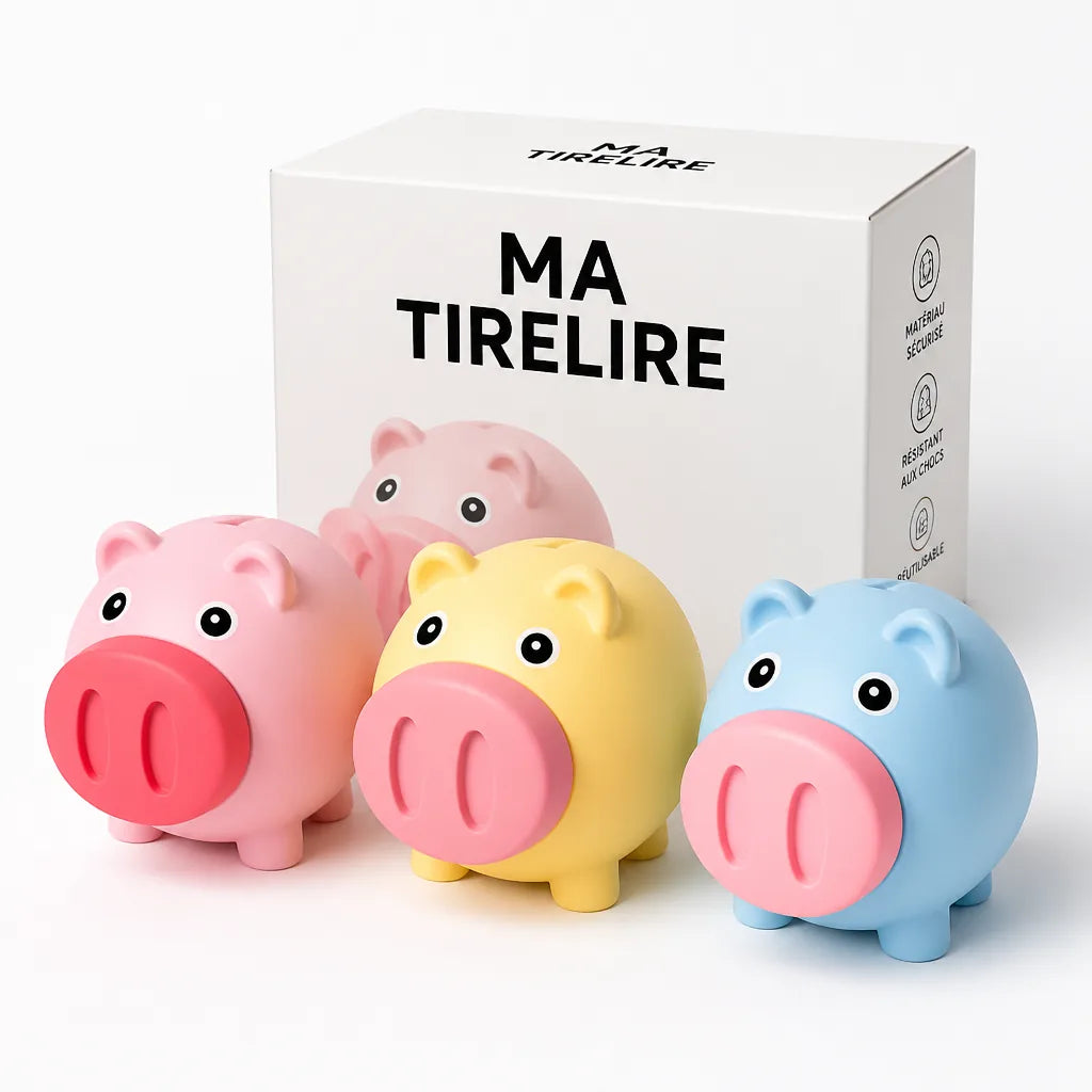 Tirelire Cochon Coloré
