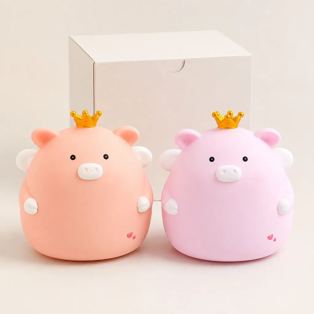 Tirelire Cochon Couronne