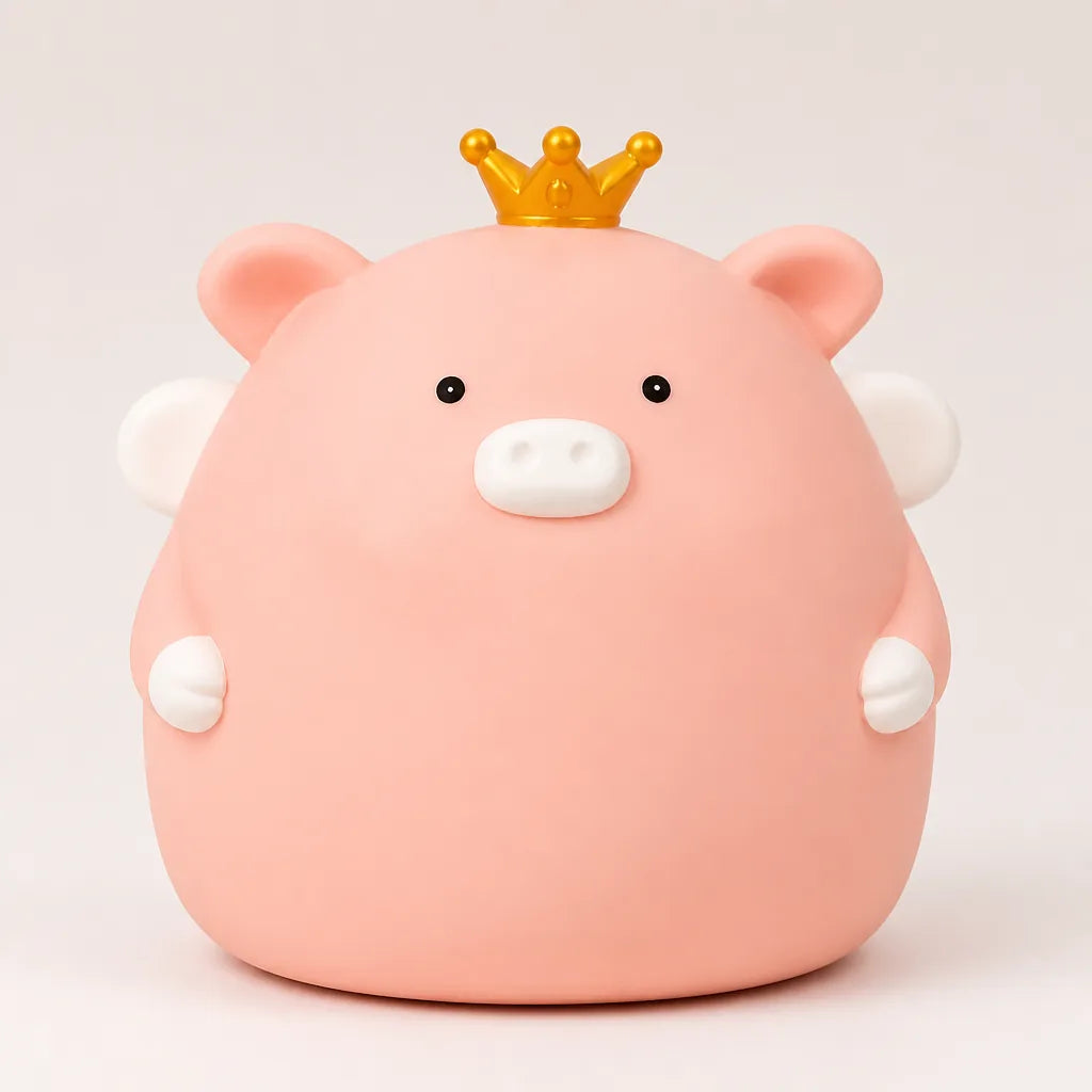 Tirelire Cochon Couronne