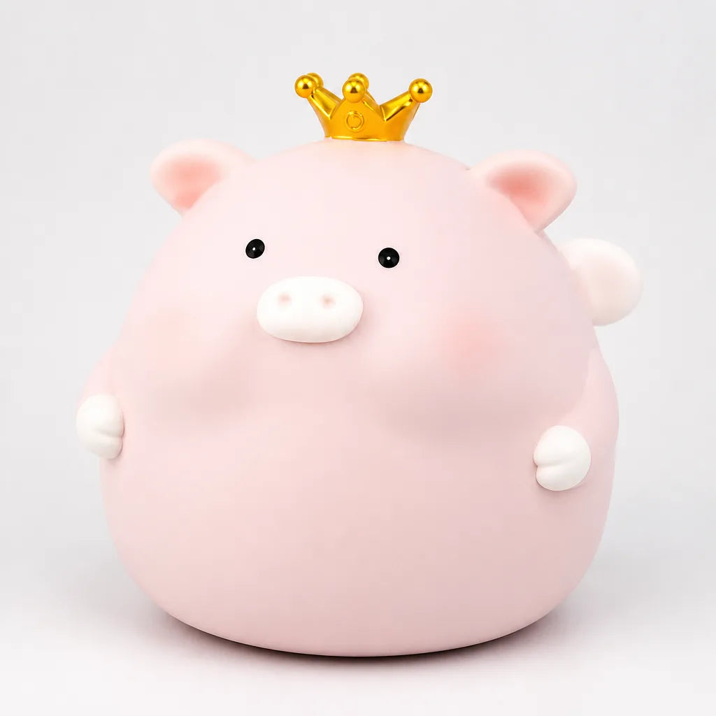 Tirelire Cochon Couronne