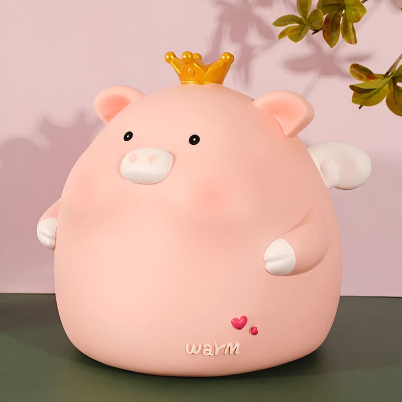 Tirelire Cochon Couronne