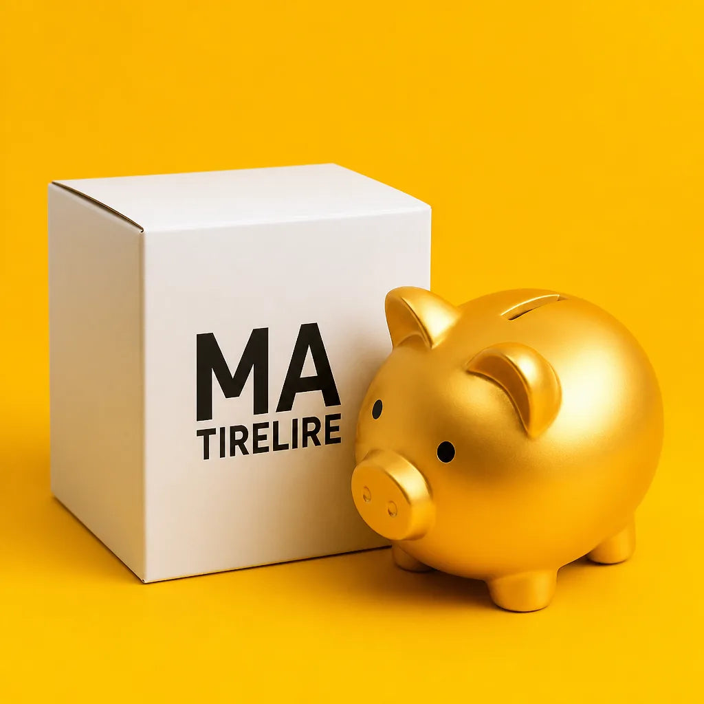 Tirelire Cochon Doré
