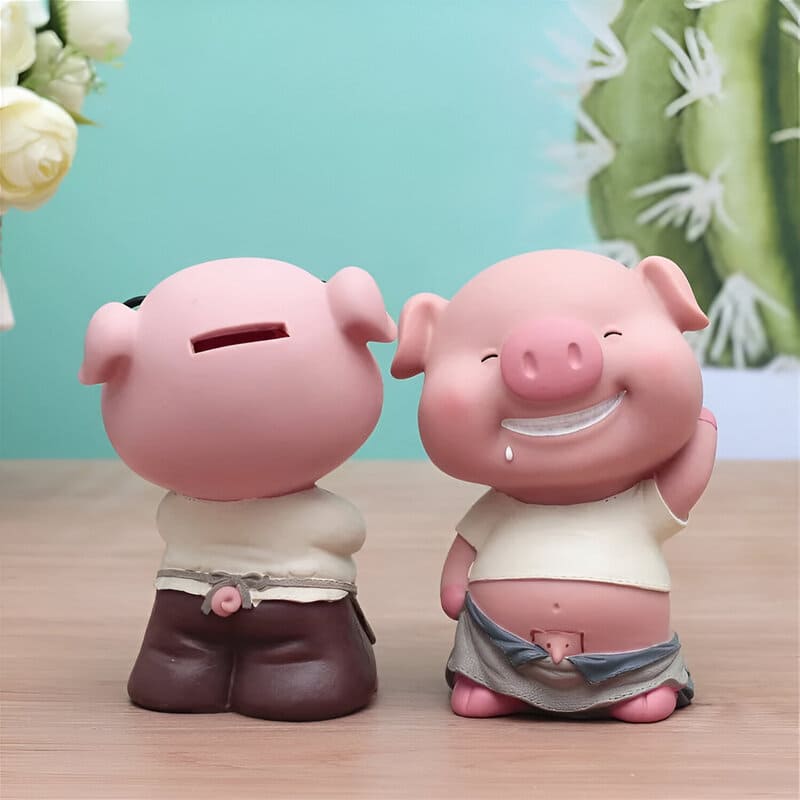 Tirelire Cochon Drôle ZOMBIE FAUX POSITIF tirelire cochon drole