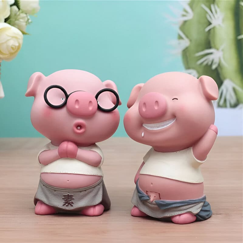 Tirelire Cochon Drôle ZOMBIE FAUX POSITIF tirelire cochon drole