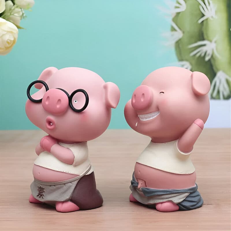 Tirelire Cochon Drôle ZOMBIE FAUX POSITIF tirelire cochon drole