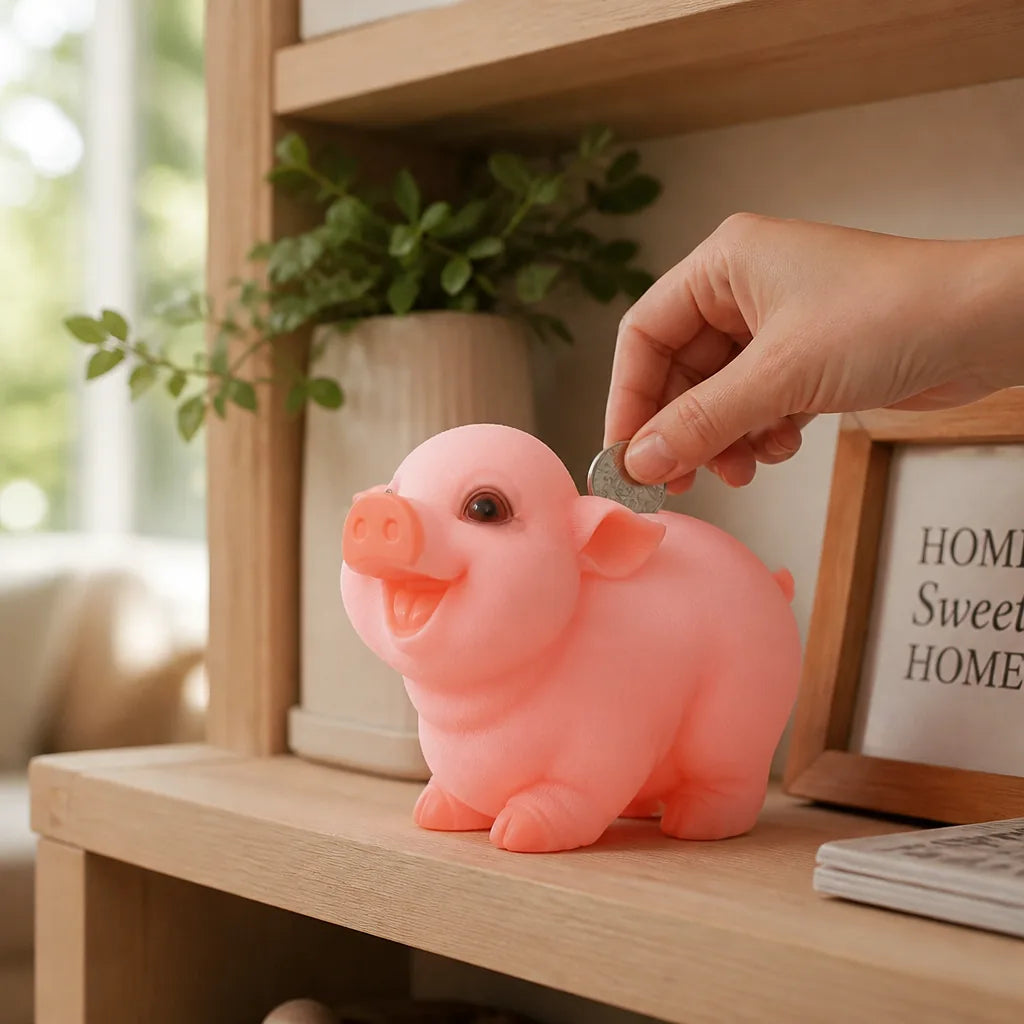 Tirelire Cochon En Plastique