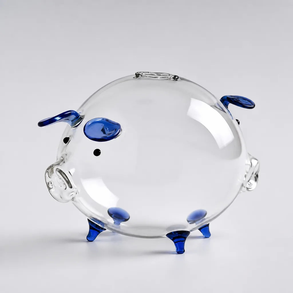 Tirelire Cochon En Verre