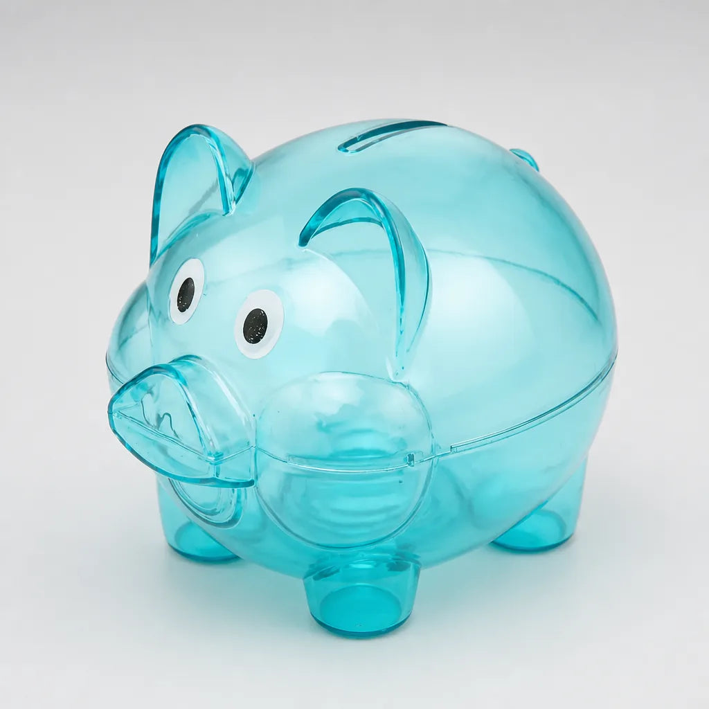Tirelire Cochon Transparente