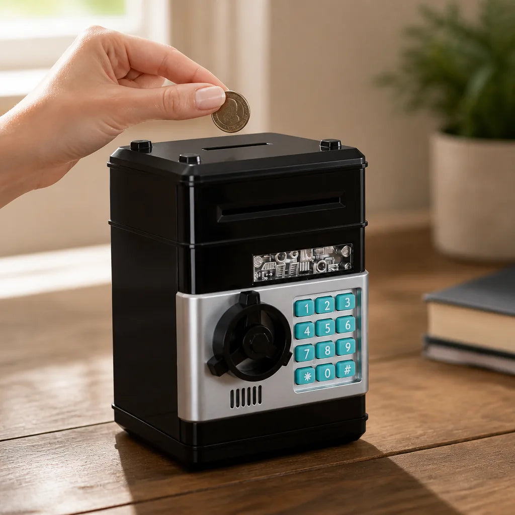 Tirelire Électronique Billet Et Pièce