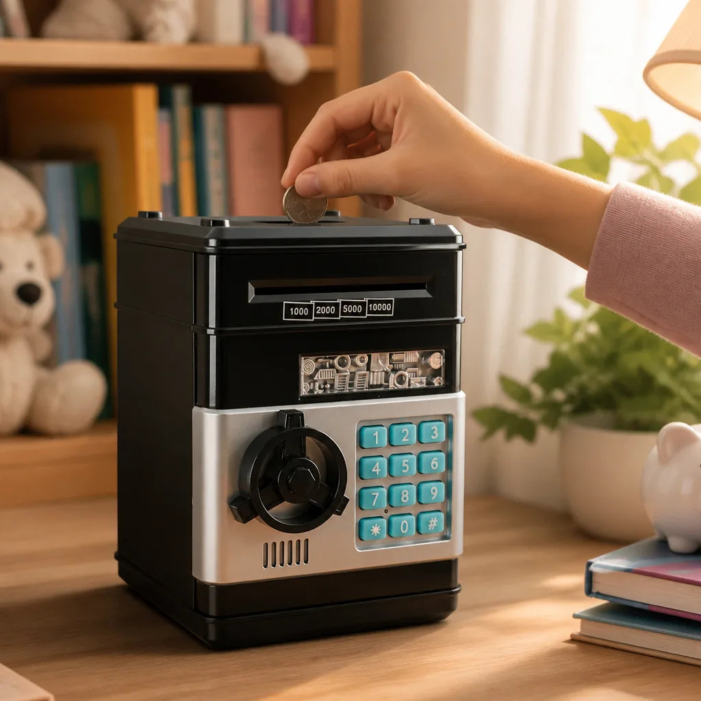 Tirelire Électronique Billet Et Pièce