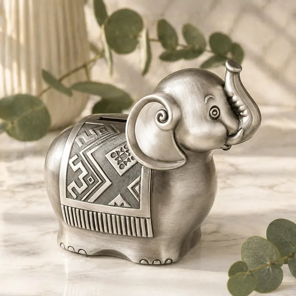 Tirelire Elephant En Argent