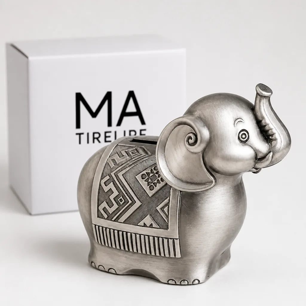 Tirelire Éléphant En Argent