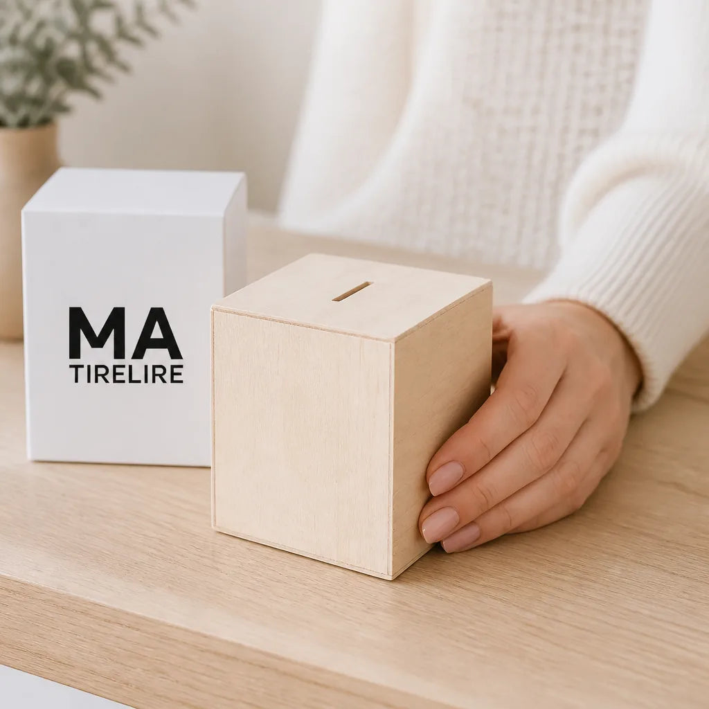 Tirelire En Bois à Décorer