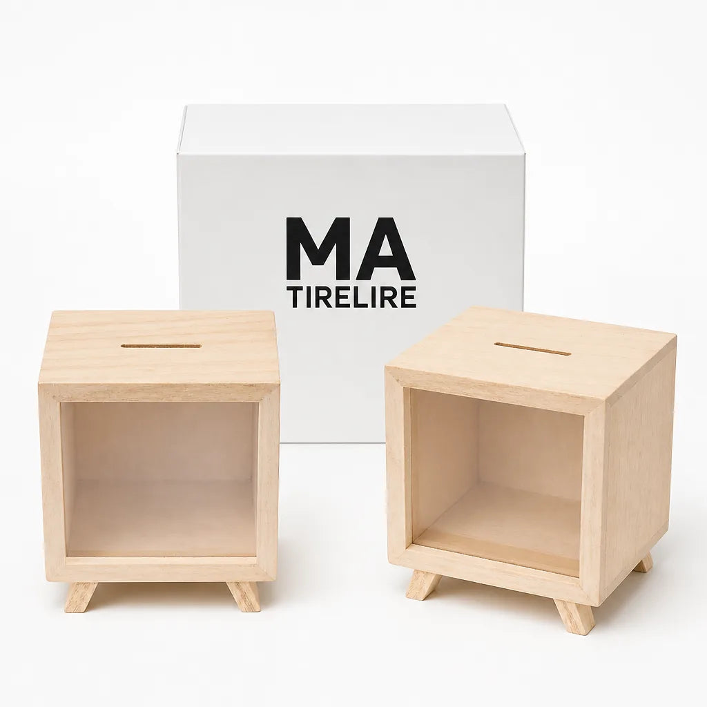 Tirelire En Bois à Personnaliser