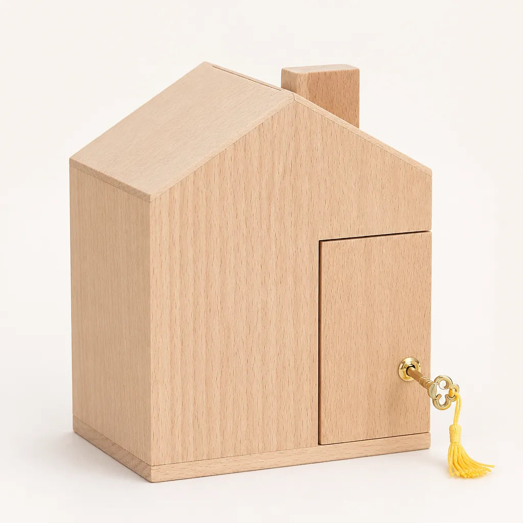 Tirelire En Bois Maison