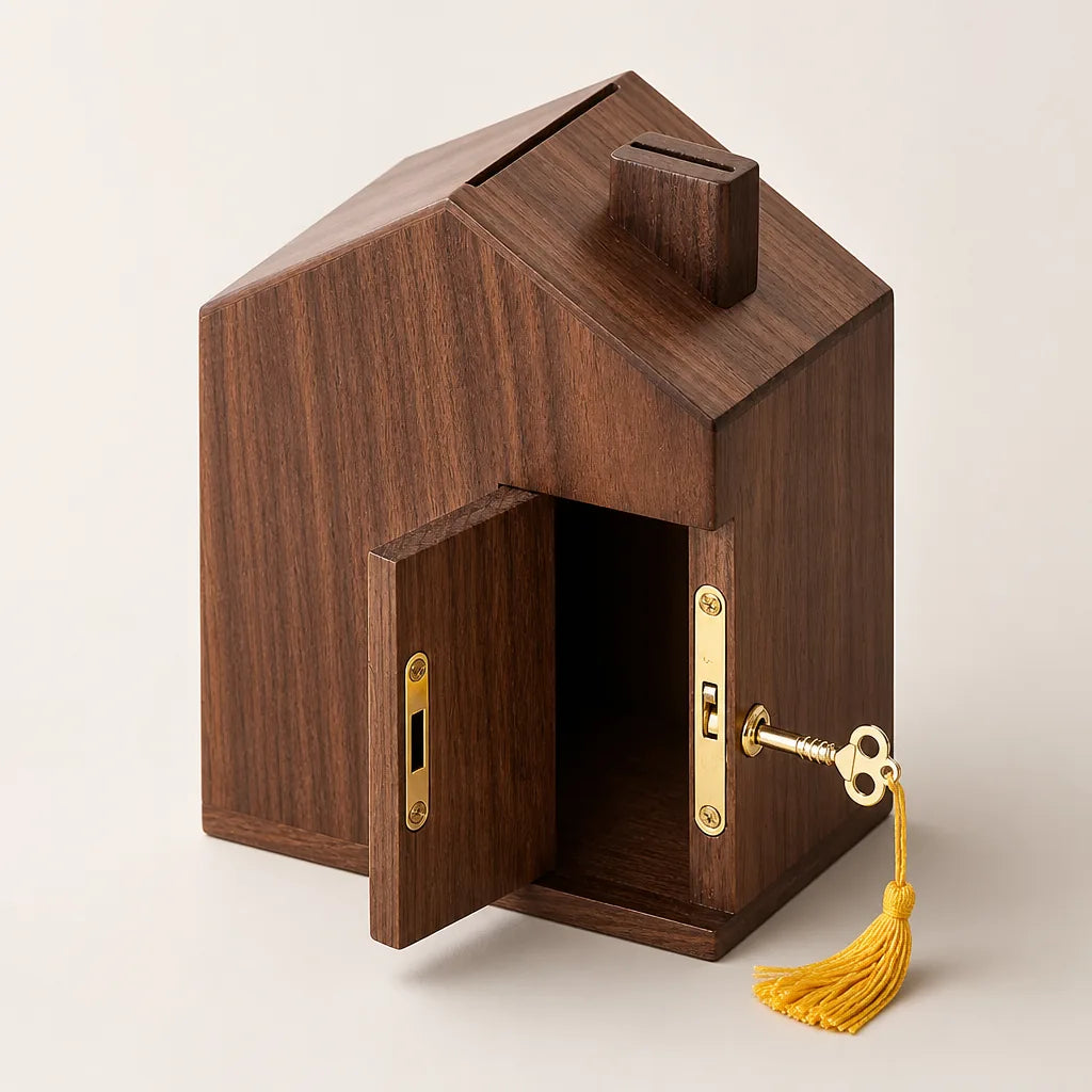 Tirelire En Bois Maison
