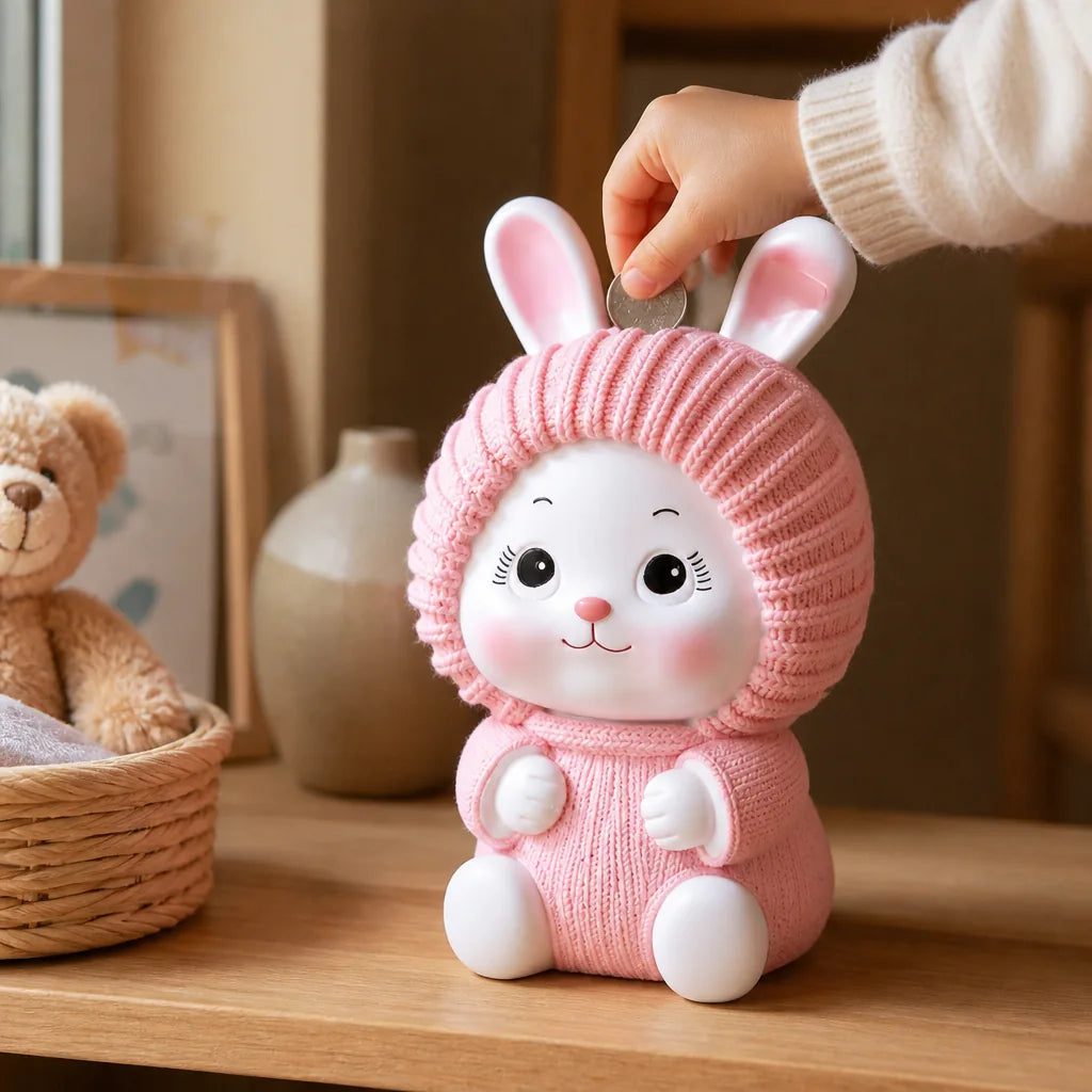 Tirelire Enfant Lapin