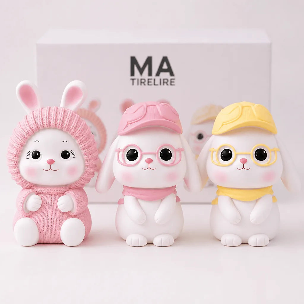 Tirelire Enfant Lapin