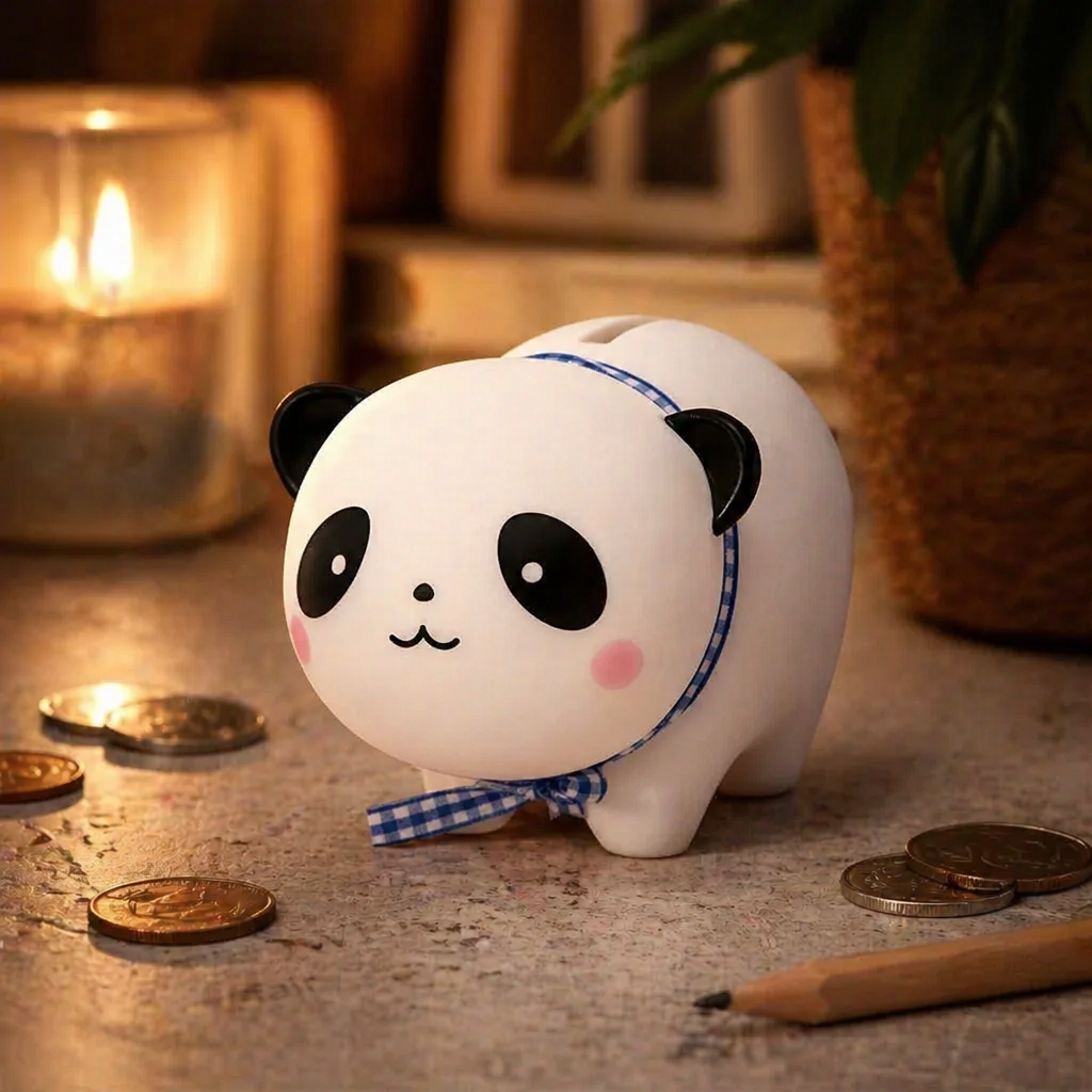 Tirelire Enfant Panda