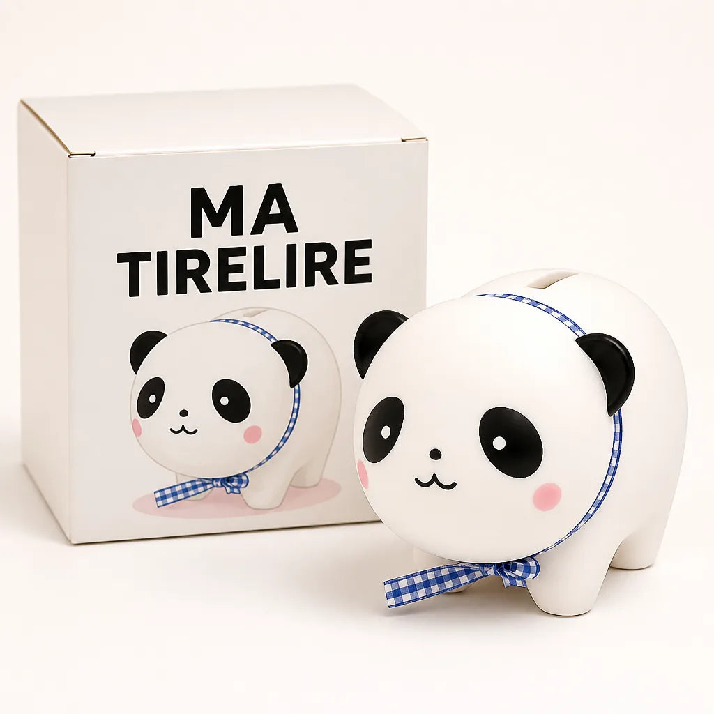 Tirelire Enfant Panda