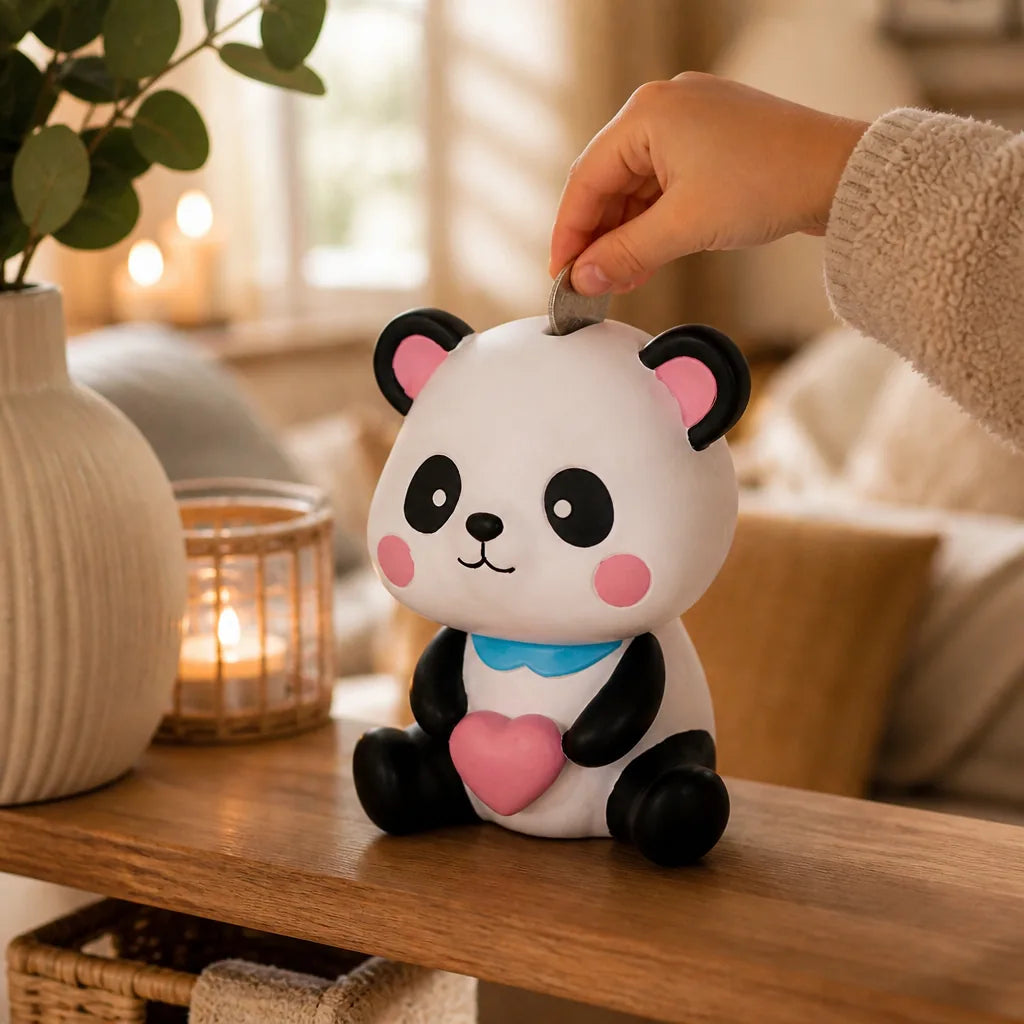 Tirelire Fille Panda