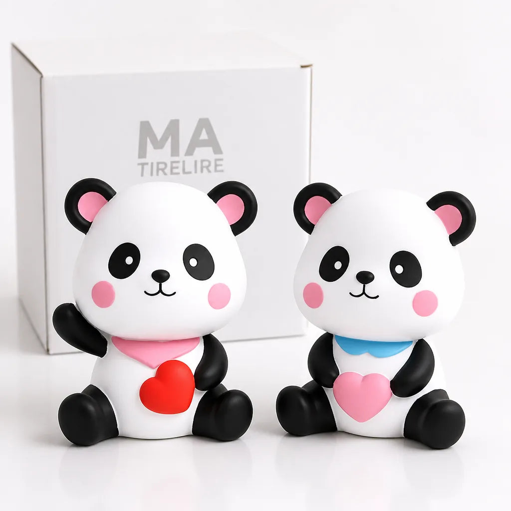 Tirelire Fille Panda