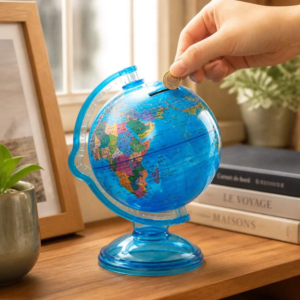 Tirelire Globe Terrestre