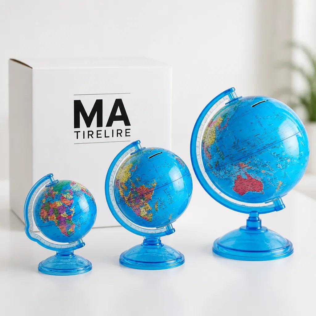 Tirelire Globe Terrestre