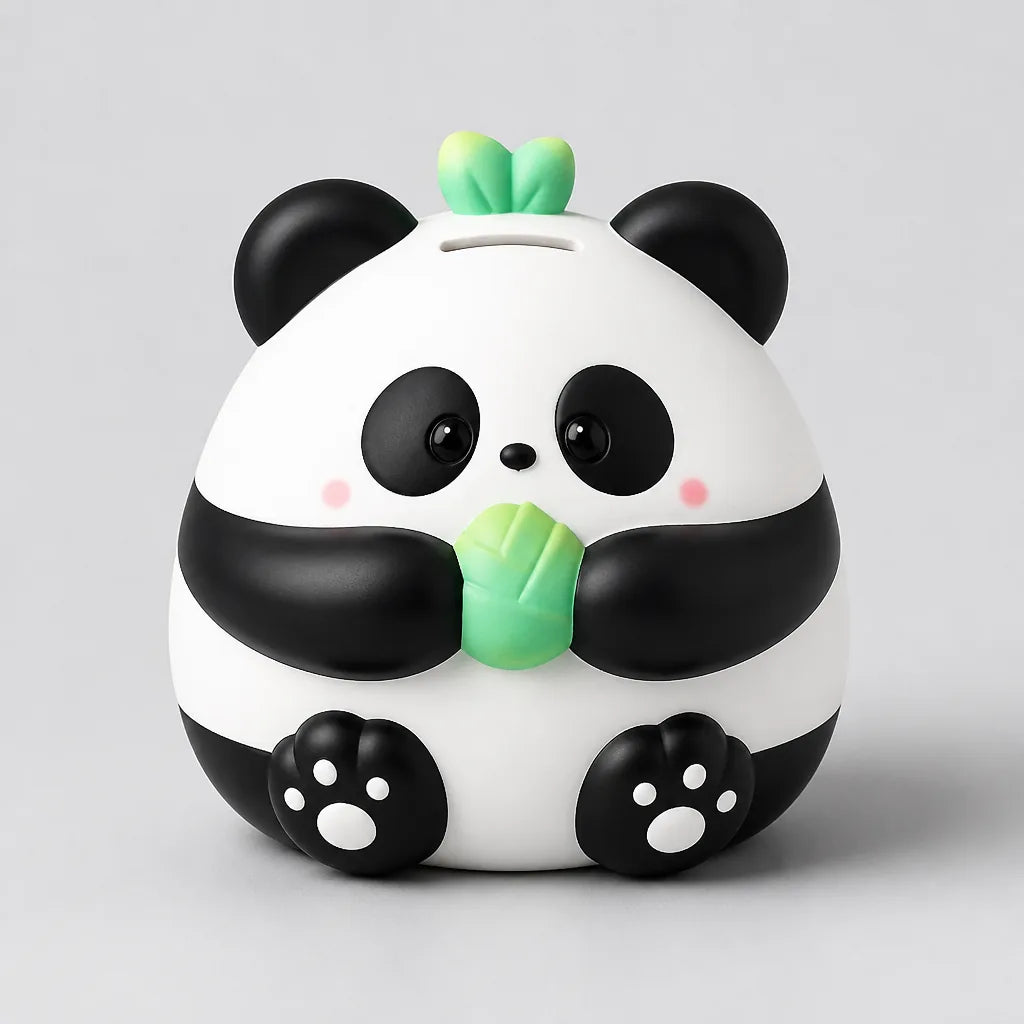 Tirelire Japonaise Panda - Noir et Blanc