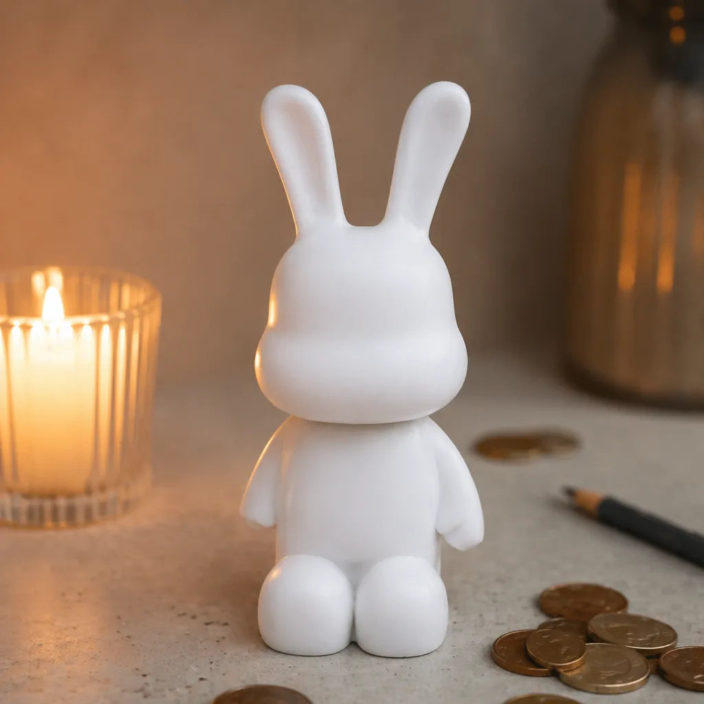 Tirelire Lapin Blanc
